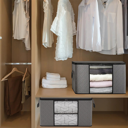 ⌛Promoção por tempo limitado-Saco de grande capacidade para guardar roupas e colchas