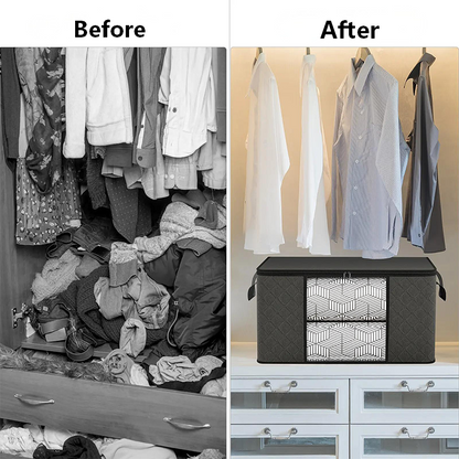 ⌛Promoção por tempo limitado-Saco de grande capacidade para guardar roupas e colchas