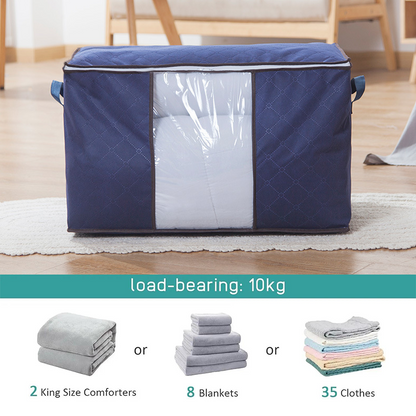 ⌛Promoção por tempo limitado-Saco de grande capacidade para guardar roupas e colchas
