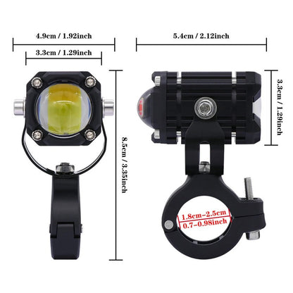 🎉 Promoção 2026 — Mais de 40.000 unidades vendidas! 🏍️ Faróis LED universais para motocicletas – Feixe duplo e à prova d’água para todas as condições climáticas 💡