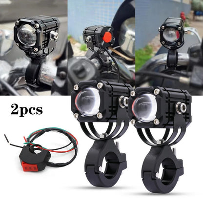 🎉 Promoção 2026 — Mais de 40.000 unidades vendidas! 🏍️ Faróis LED universais para motocicletas – Feixe duplo e à prova d’água para todas as condições climáticas 💡