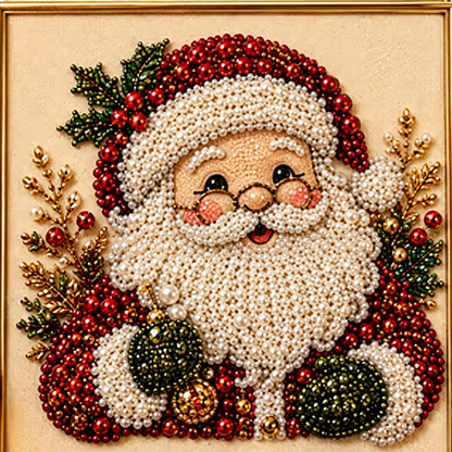 🎨💎Kit de Pintura de Natal com Pérolas e Strass