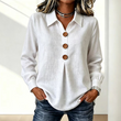 Best Seller🔥 👚 Elegant button-down blouse with a wing collar—timeless and stylish for the office and everyday wear