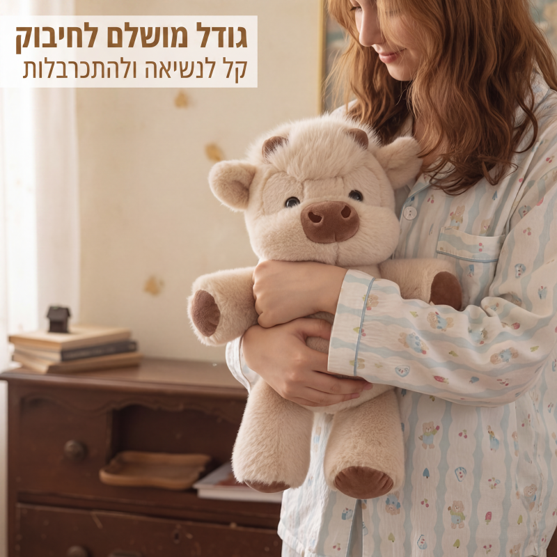 🎁🎁בובת פרווה חמודה של פר היילנד רכה