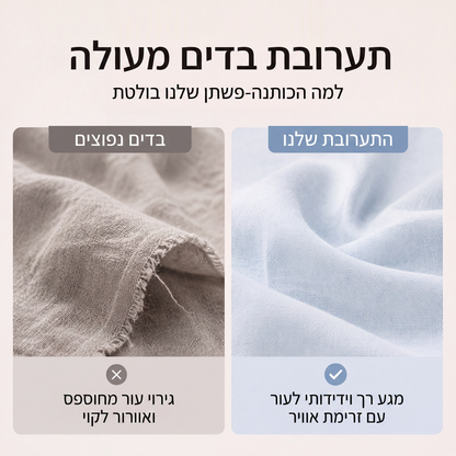 שמלת נשים עם שרוולים ארוכים בצבע אחיד